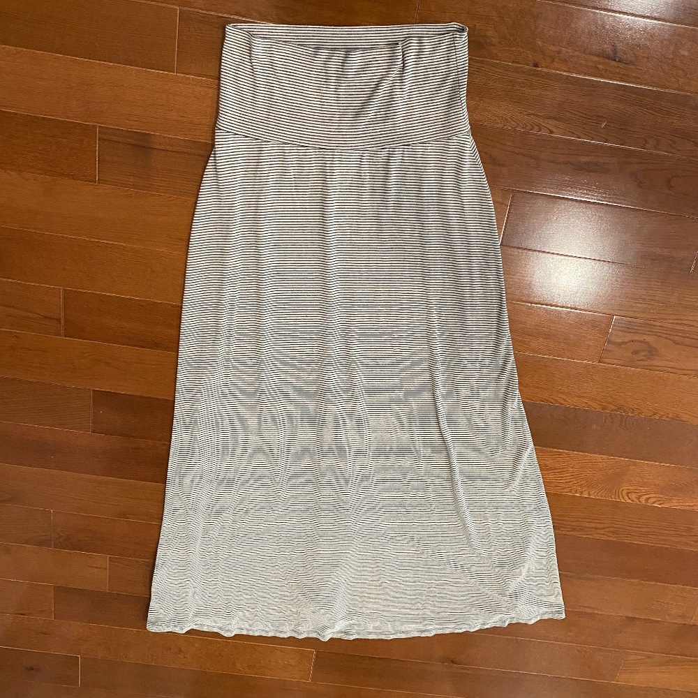 Promesa striped maxi skirt/dress